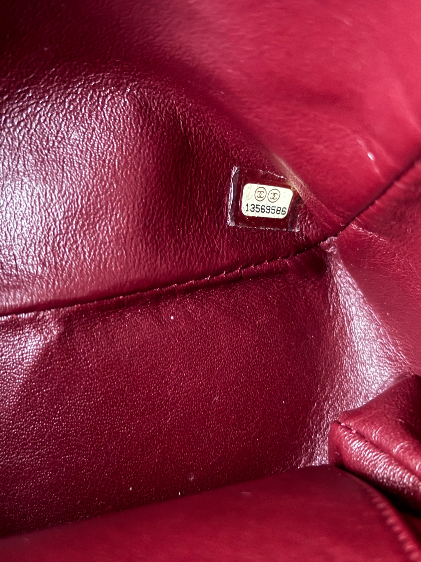 Pre-owned Chanel Timeless Classic Jumbo Black Lambskin Single Flap Bag