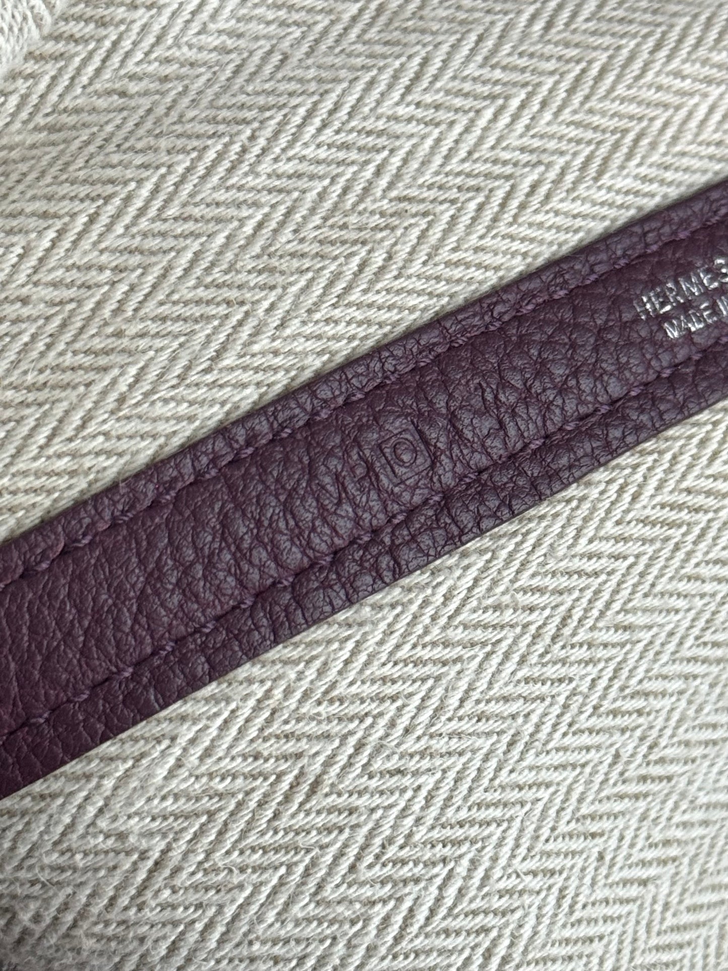Pre-owned Hermès Garden Party 36 Purple Negonda Leather Tote Bag