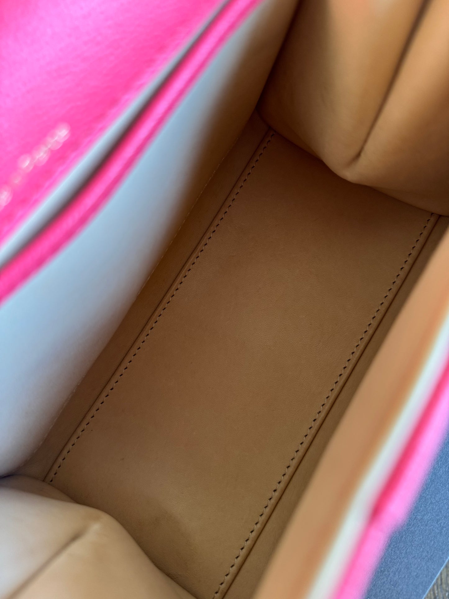 Pre-owned Delvaux Brillant Mini Pink Leather Bag