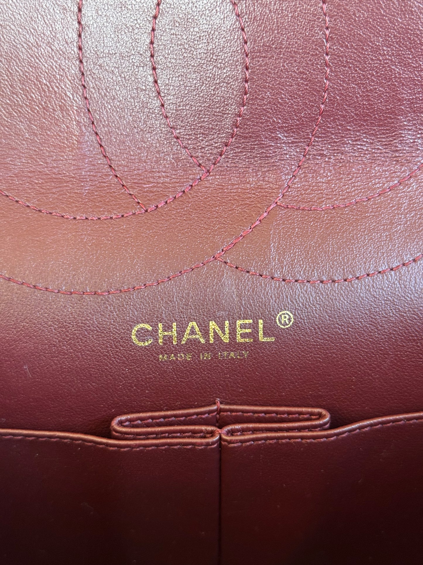 Pre-owned Chanel 2.55 Reissue Maxi 227 Black Calfskin Flap Bag