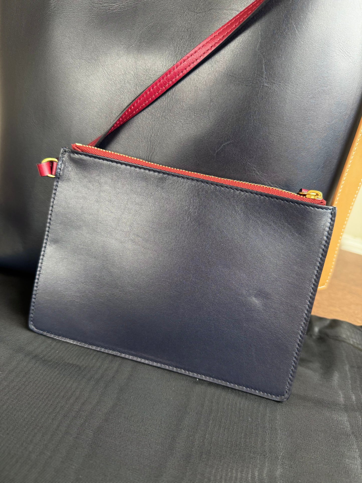 Pre-owned Céline Twisted Cabas Multicolor Leather Tote Bag