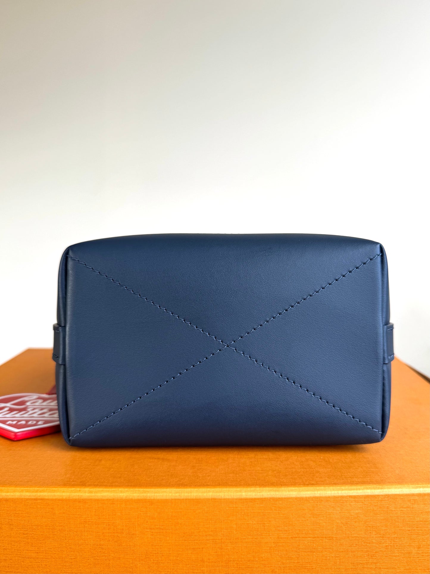 Pre-owned Louis Vuitton x Nigo Monogram Blue Denim Japanese Cruiser Bag