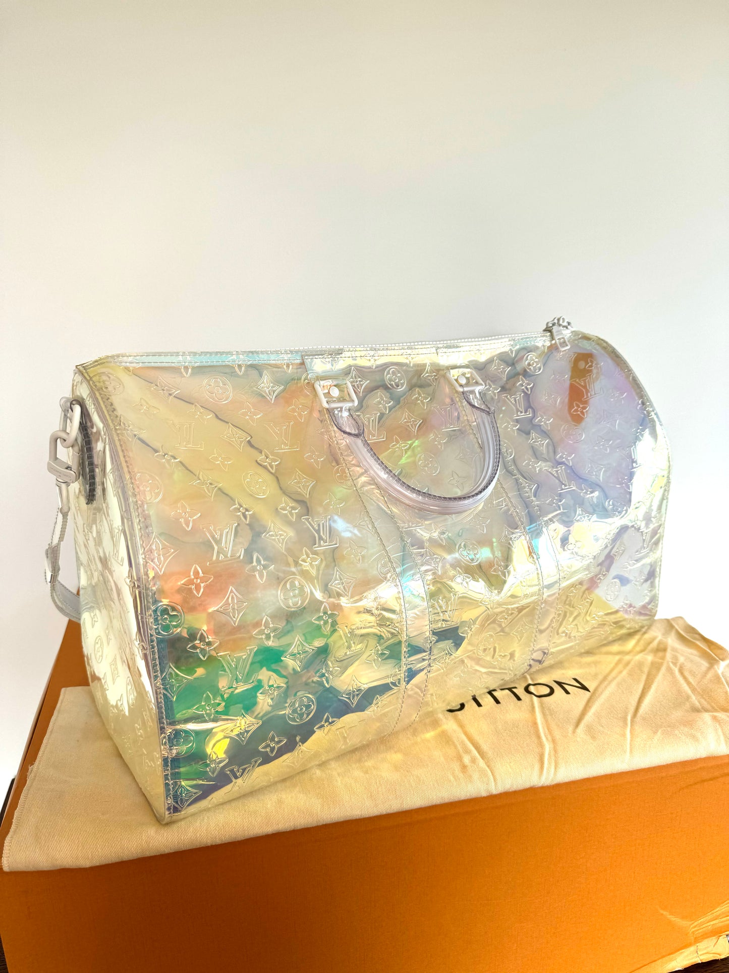 Pre-owned Louis Vuitton Keepall 50 Prism Multicolor Travel Bag