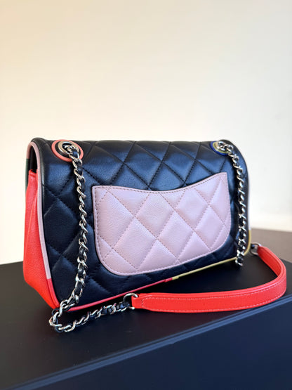 Pre-owned Chanel Timeless Medium Cuba Color Lambskin Flap Bag