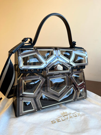 Pre-owned Delvaux Tempête Gladiator Metal Plastic Bag Limited Edition