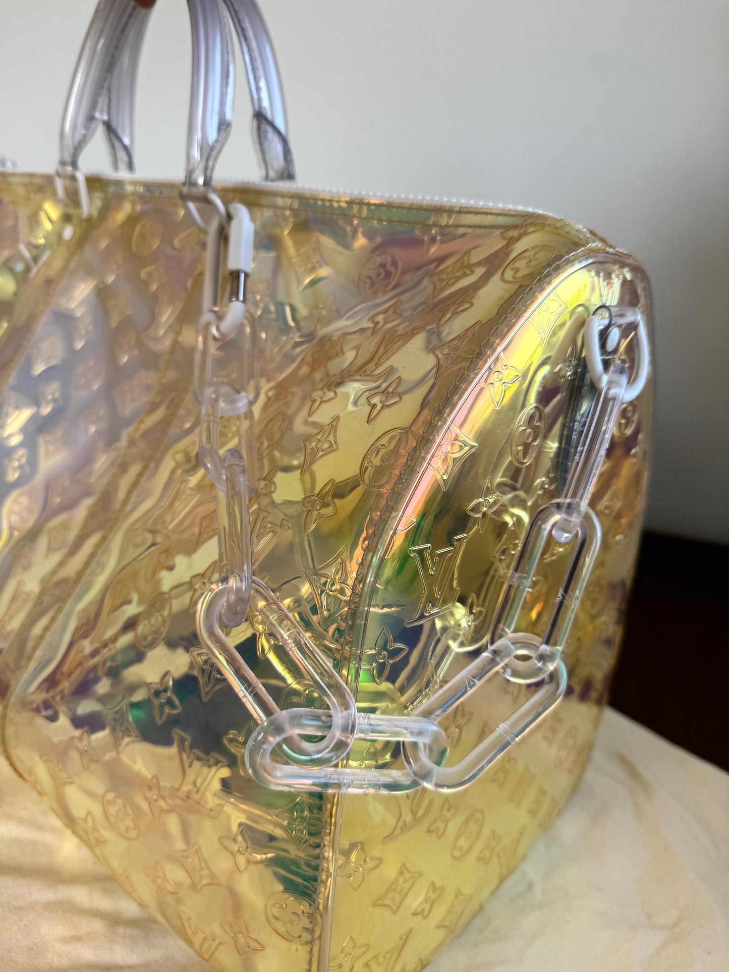 Pre-owned Louis Vuitton Keepall 50 Prism Multicolor Travel Bag
