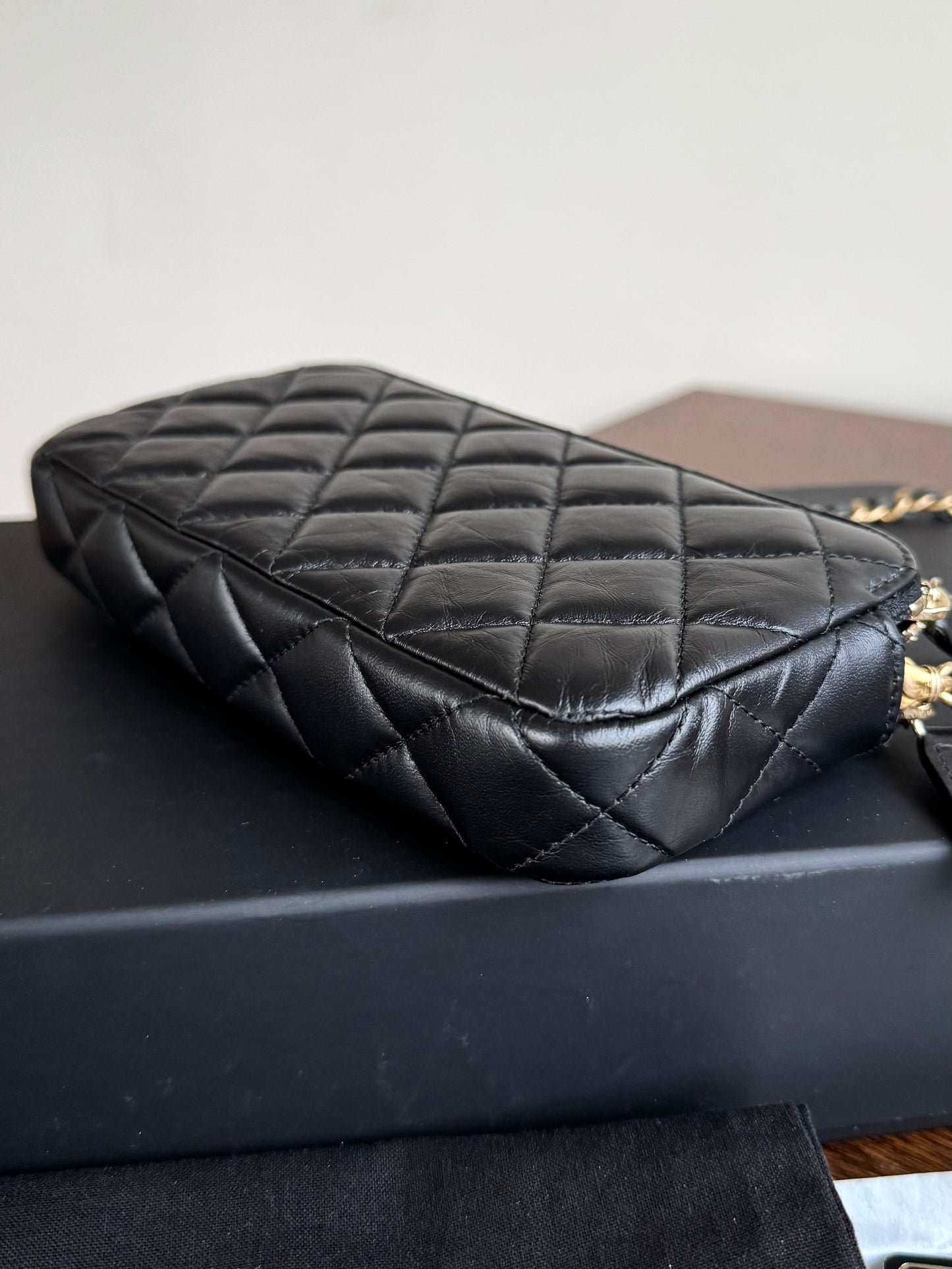 Pre-owned Chanel 2.55 Chain Wallet Lucky Charms Clutch Bag