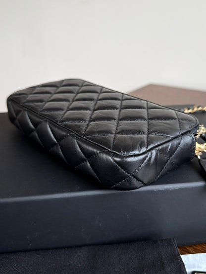Pre-owned Chanel 2.55 Chain Wallet Lucky Charms Clutch Bag