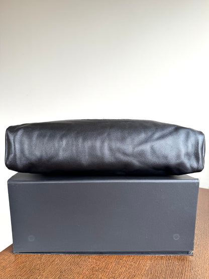 Pre-owned Chanel 31bag Large Black Purple Waxed Leather Tote Bag