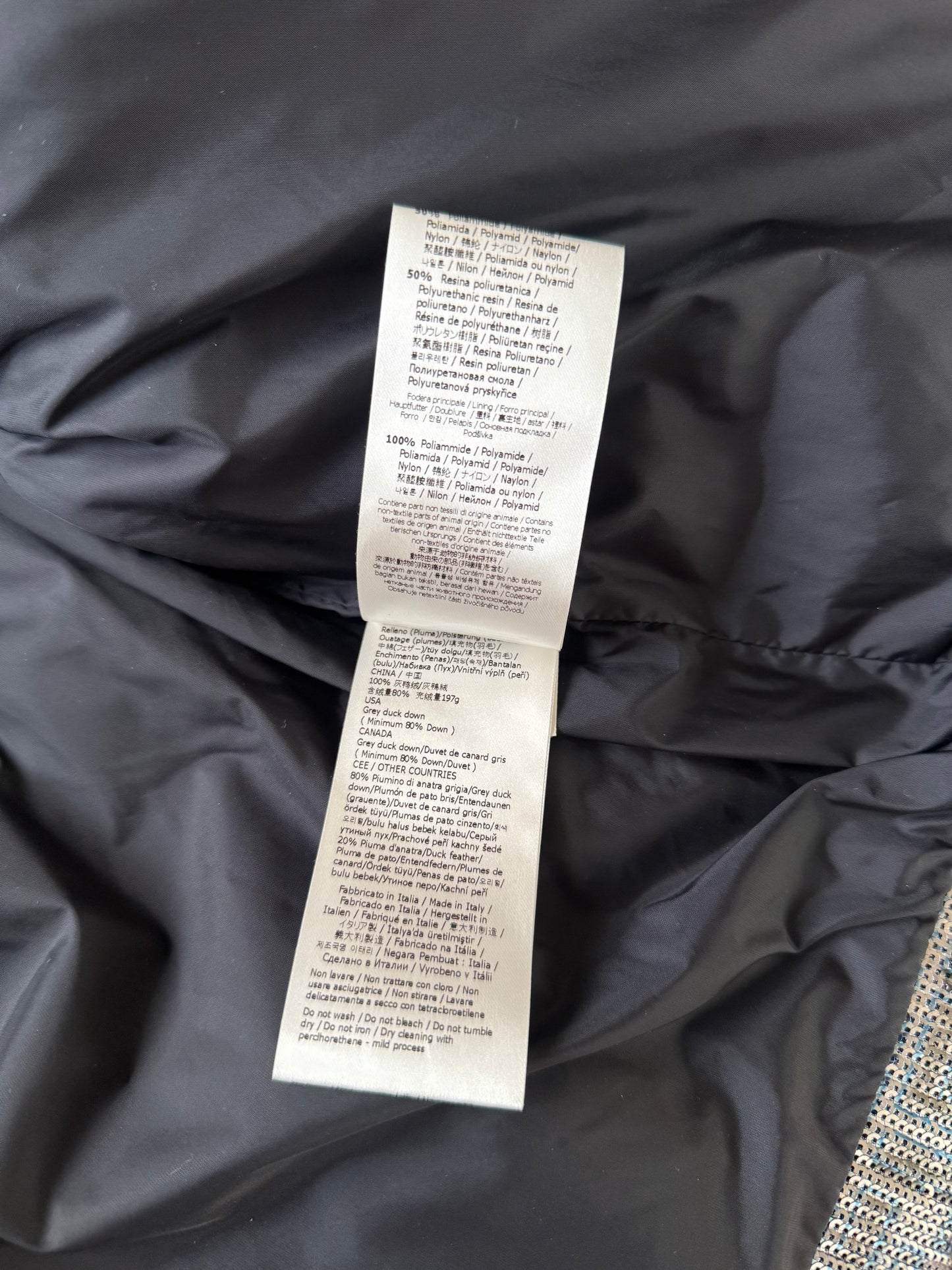 Pre-owned Fendi Silver Full Bomber Down Jacket