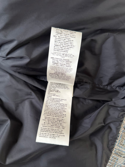 Pre-owned Fendi Silver Full Bomber Down Jacket