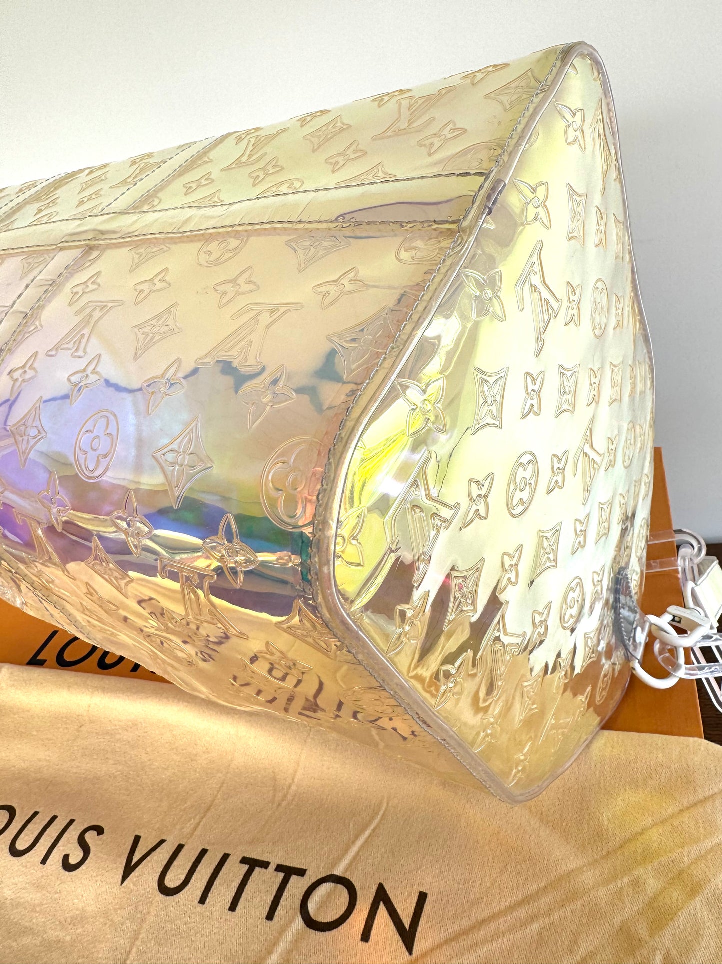 Pre-owned Louis Vuitton Keepall 50 Prism Multicolor Travel Bag