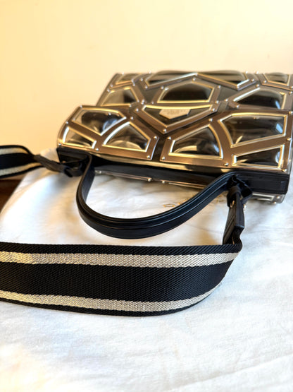Pre-owned Delvaux Tempête Gladiator Metal Plastic Bag Limited Edition