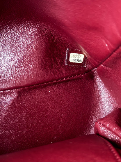 Pre-owned Chanel Timeless Classic Jumbo Black Lambskin Single Flap Bag