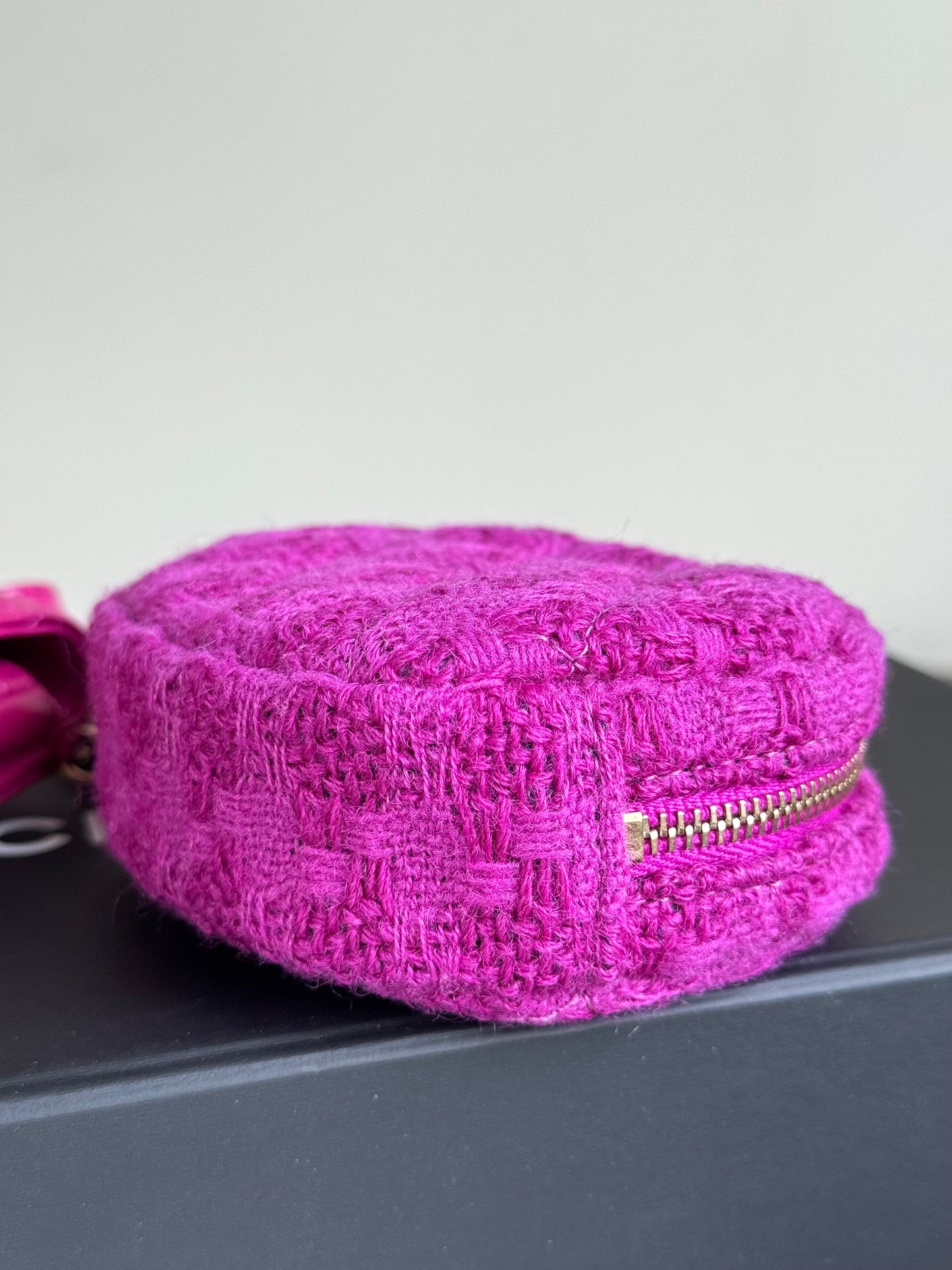 Pre-owned Chanel Multi-Pouching Leather Tweed Belt Waist Bag