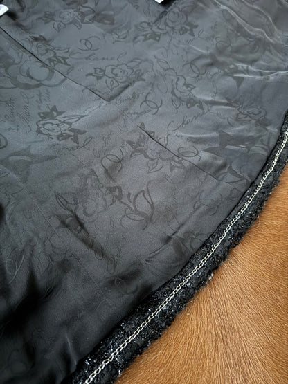 Pre-owned Chanel Paris Dallas Black Tweed Jacket