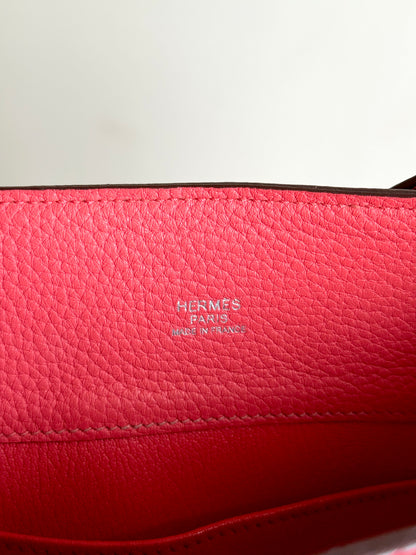 Pre-owned Hermès So Kelly 26 Red Togo Shoulder Bag