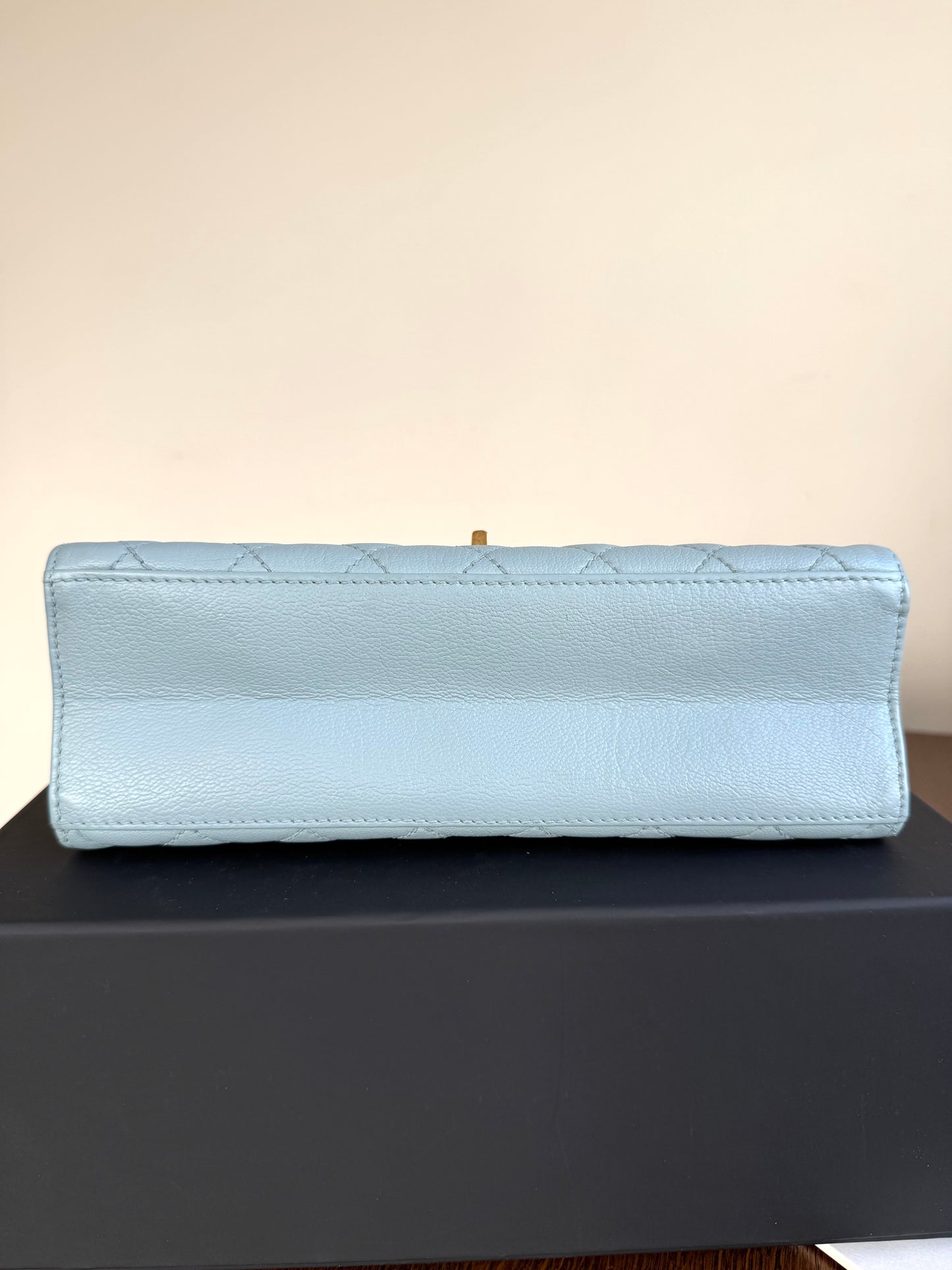 Pre-owned Chanel Trendy Reissue Mademoiselle Blue Leather Flap Bag