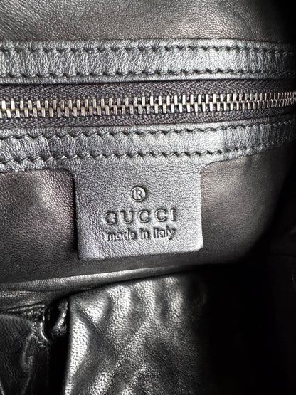 Pre-owned Gucci Galaxy Python Metallic Blue Hobo Bag