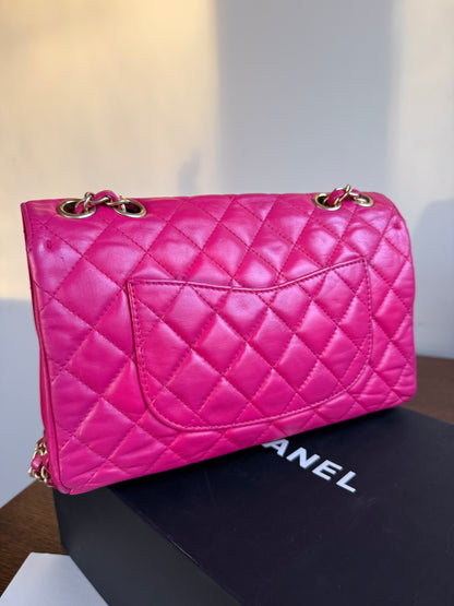 Pre-owned Chanel Paris-Seoul Mademoiselle Chic Medium Pink Leather Bag