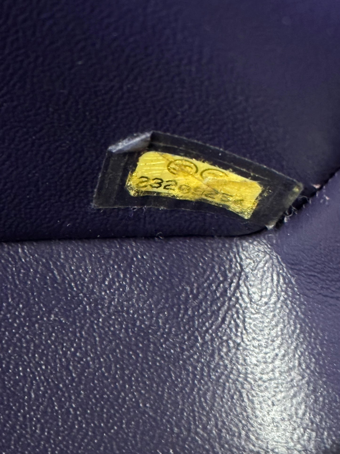 Pre-owned Chanel Timeless Mini Rectangle Purple Leather Bag