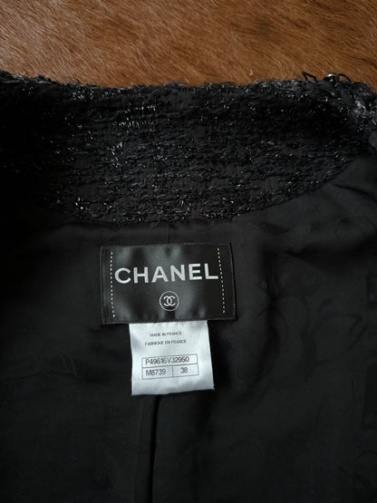 Pre-owned Chanel Paris Dallas Black Tweed Jacket