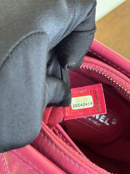 Pre-owned Chanel Gabrielle Small Rose Calfskin Hobo Bag