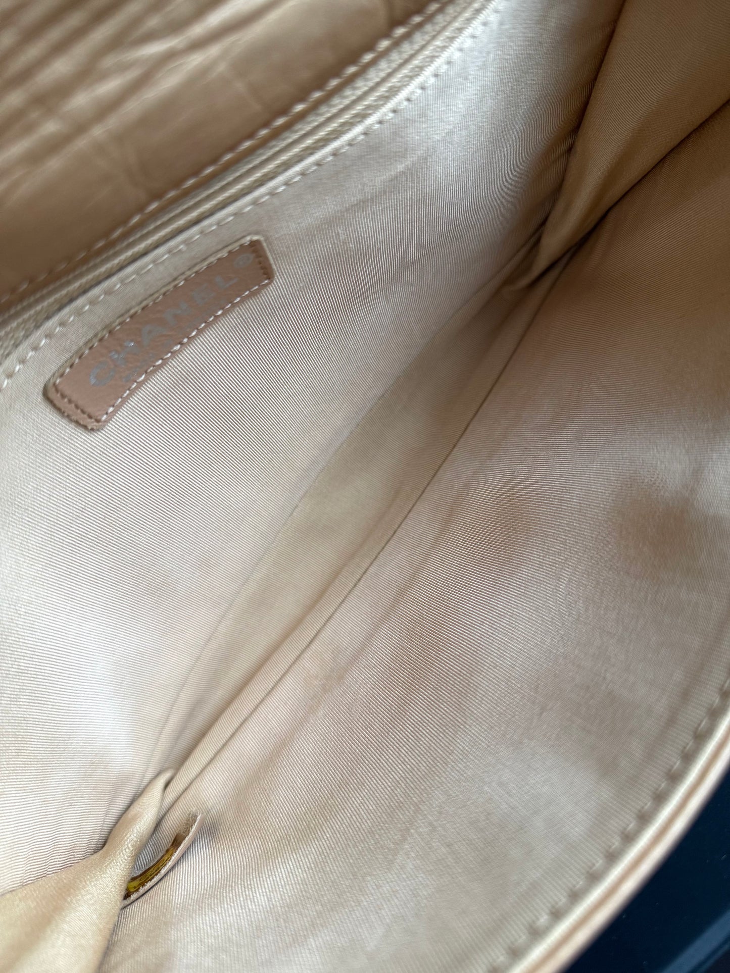 Pre-owned Chanel Chocolat Quilt Reissue Gold Leather Flap Bag