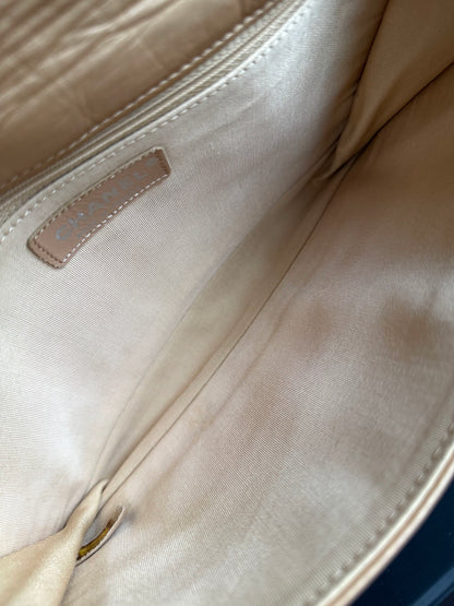 Pre-owned Chanel Chocolat Quilt Reissue Gold Leather Flap Bag