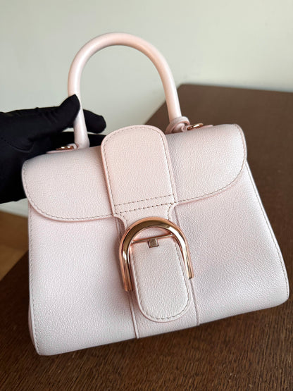 Pre-owned Delvaux Brillant Mini Light Rose Calfskin Bag