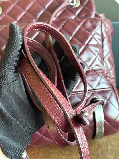 Chanel Paris-Salzburg Mountain Small Burgundy Leather Backpack