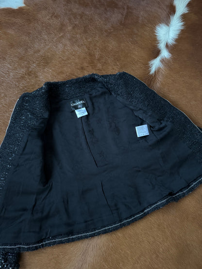 Pre-owned Chanel Paris Dallas Black Tweed Jacket