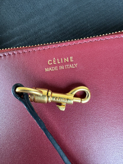 Pre-owned Céline Twisted Cabas Multicolor Leather Tote Bag