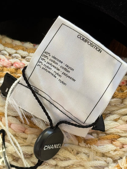 Pre-owned Chanel Paris-Cuba Caramello Tweed Dress