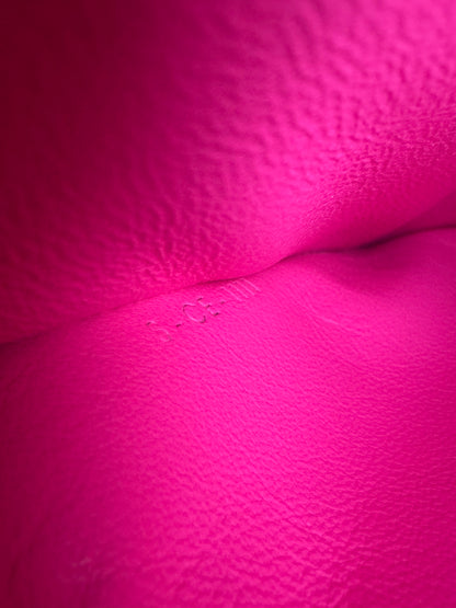 Pre-owned Céline Classic Box Medium Pink Python Bag