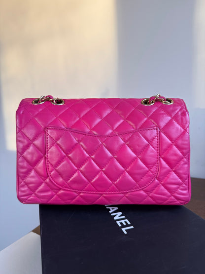 Pre-owned Chanel Paris-Seoul Mademoiselle Chic Medium Pink Leather Bag