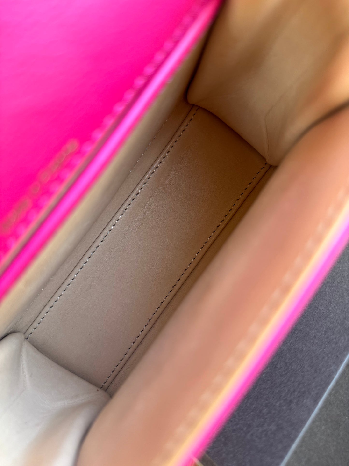 Pre-owned Delvaux Tempête Micro Pink Calfskin Bag