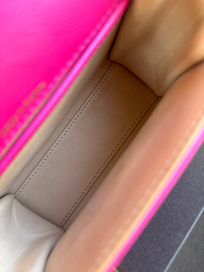 Pre-owned Delvaux Tempête Micro Pink Calfskin Bag