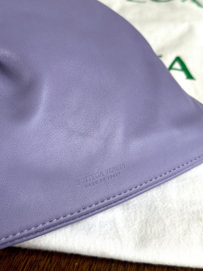 Pre-owned Bottega Veneta The Twist Mini Lavender Leather Bag
