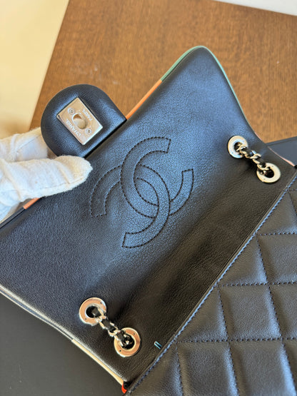 Pre-owner Chanel Timeless Small Cuba Color Lambskin Flap Bag