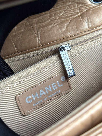 Pre-owned Chanel Chocolat Quilt Reissue Gold Leather Flap Bag