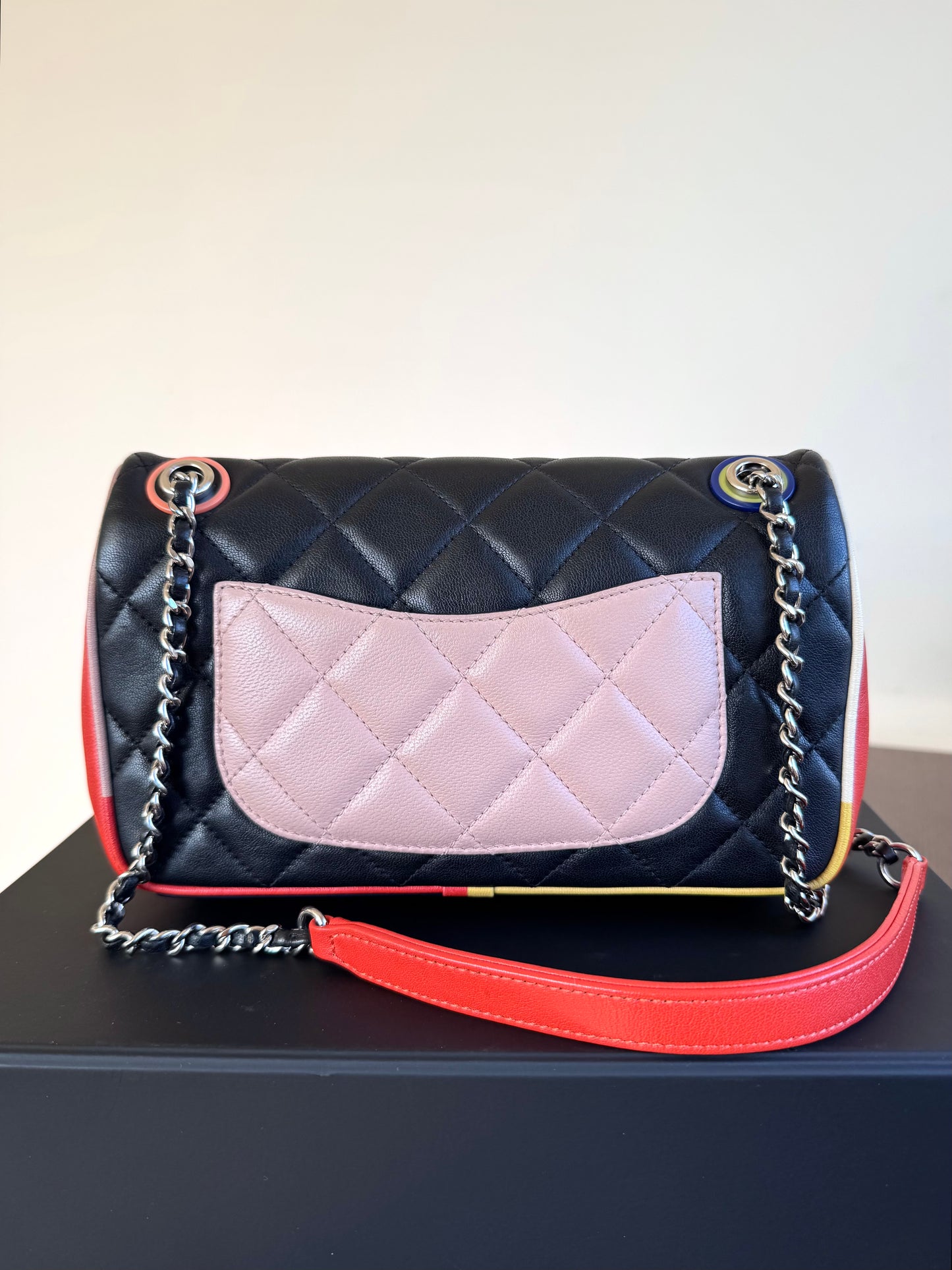 Pre-owned Chanel Timeless Medium Cuba Color Lambskin Flap Bag