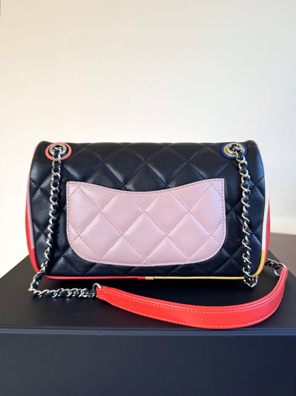 Pre-owned Chanel Timeless Medium Cuba Color Lambskin Flap Bag