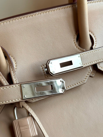 Pre-owned Hermès Birkin 35 Trench Swift Leather Bag