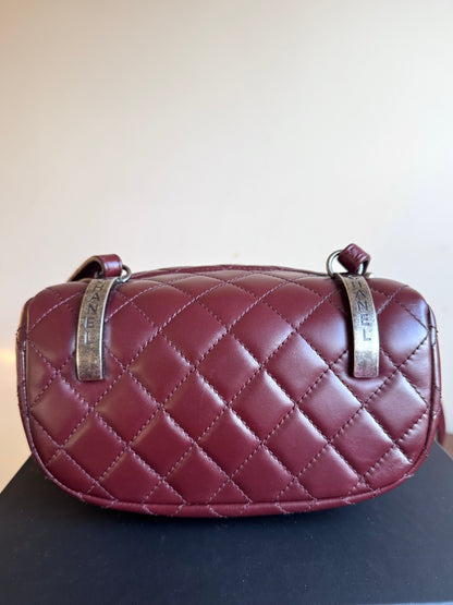 Chanel Paris-Salzburg Mountain Small Burgundy Leather Backpack
