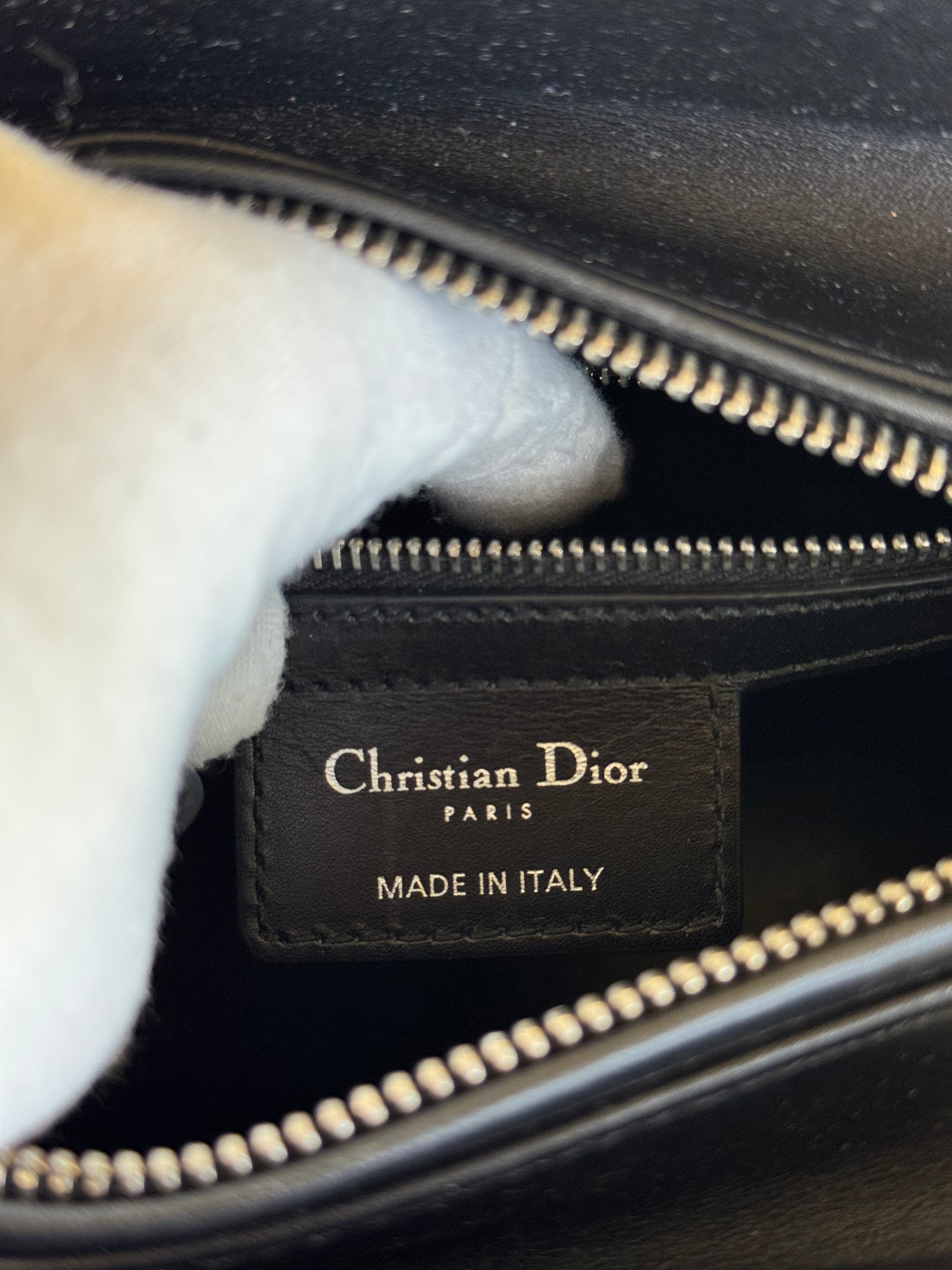 Pre-owned Dior Lady Dior Medium Pockets Multicolor Leather Bag