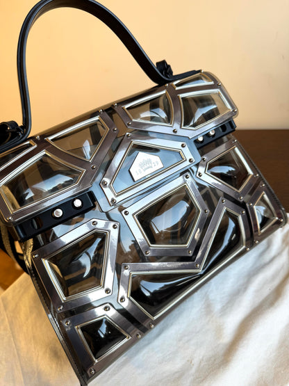 Pre-owned Delvaux Tempête Gladiator Metal Plastic Bag Limited Edition