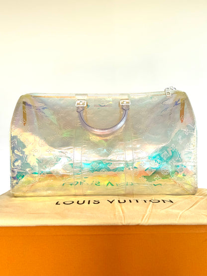 Pre-owned Louis Vuitton Keepall 50 Prism Multicolor Travel Bag