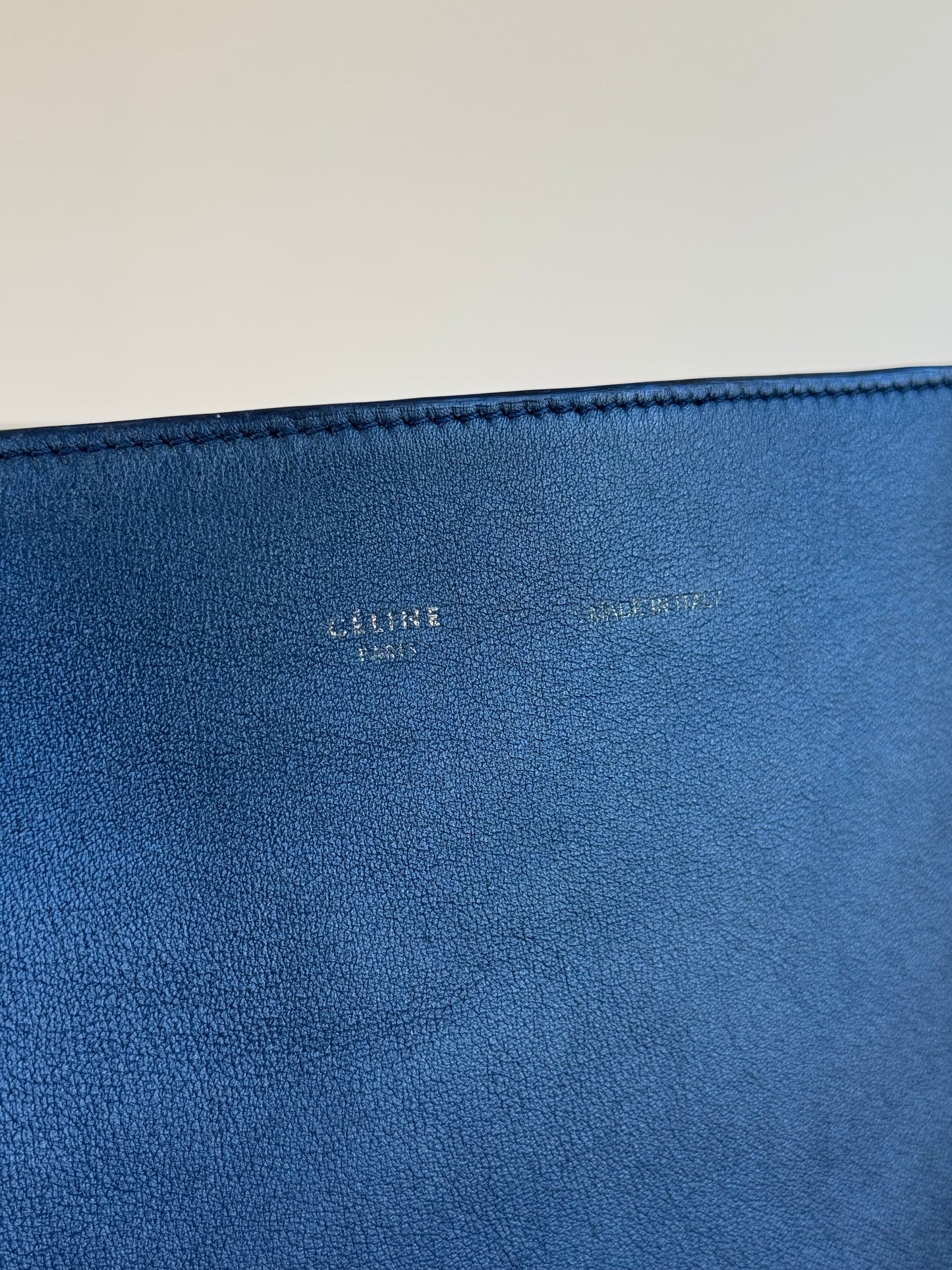 Pre-owned Céline Twisted Cabas Multicolor Leather Tote Bag