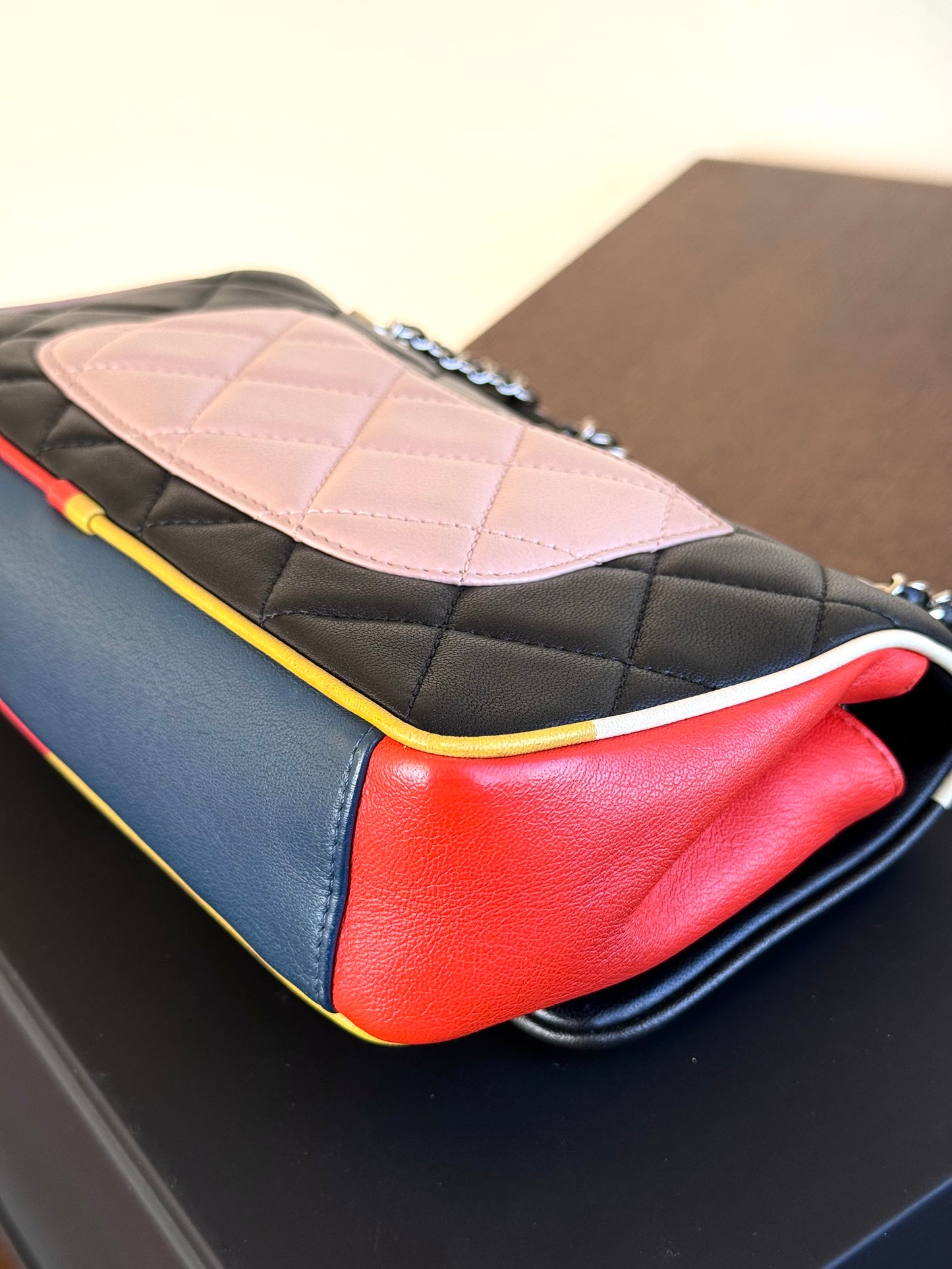 Pre-owned Chanel Timeless Medium Cuba Color Lambskin Flap Bag